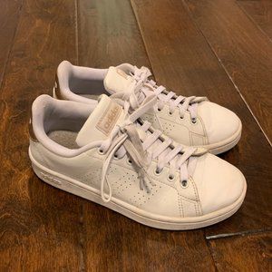 Adidas White & Gold Women's Sneaker Size 6